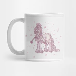 pastel pink aesthetic centaur girl Mug